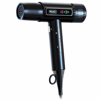 Wahl Vanquish professional black hair dryer on clean white background